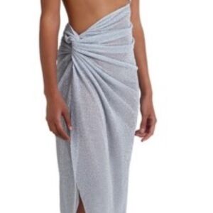 Baobab Collection Silver One Shoulder Resort Dress